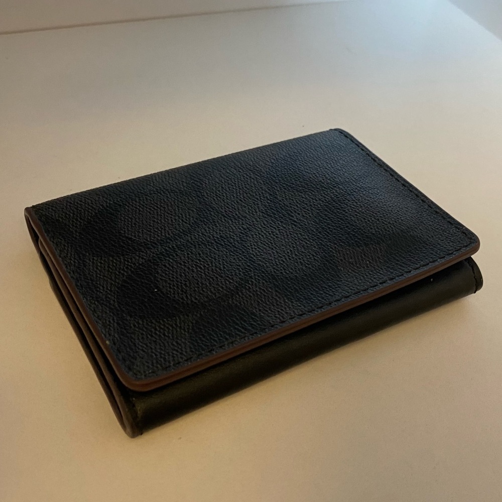 Coach Card Wallet in Signature Canvas